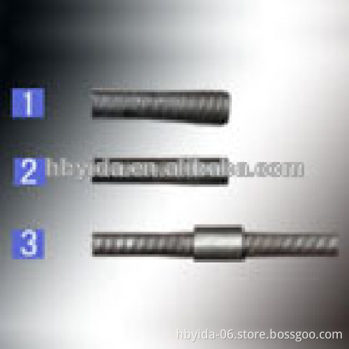 Upset forged end rebar coupler